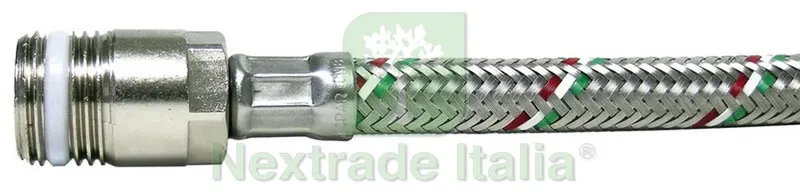FLESSIBILE FLEXCORE Attacco 1/2 MP x 3/8 F cm. 50 — Raccordi a pressare e multistrato — rif. FERX.VIT22843 FLESSIBILE FLEXCORE Attacco 1/2 MP x 3/8 F cm. 50 — Raccordi a pressare e multistrato — rif. FERX.VIT22843