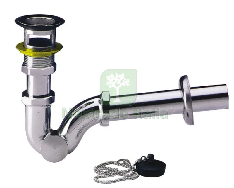 SIFONE IN OTTONE CROMATO A ESSE Senza piletta mis. 1.1/4 — Scarichi e sifoni — rif. FERX.VIT7340 SIFONE IN OTTONE CROMATO A ESSE Senza piletta mis. 1.1/4 — Scarichi e sifoni — rif. FERX.VIT7340