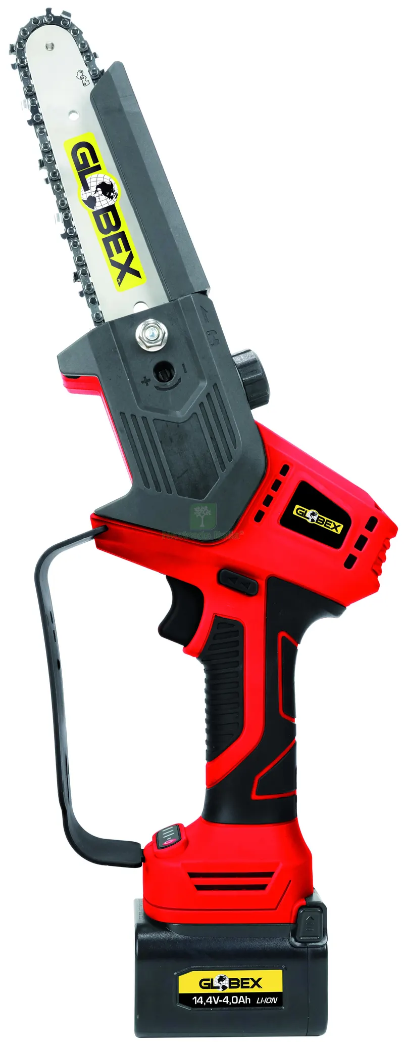 Globex Mini Sega per Potatura GX 13/500 SP con 2 Batterie a Litio 14.4V-4,0AH Taglio max cm. 13 — Attrezzi da giardino — rif. FERX.VIT59778