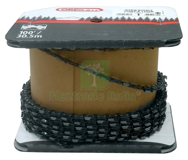 CATENA PER MOTOSEGA XTRAGUARD Spessore mm. 1,3 - Passo 3/8 - Rotolo mt. 30 — Ricambi e accessori macchine da giardino — rif. FERX.VIT35012