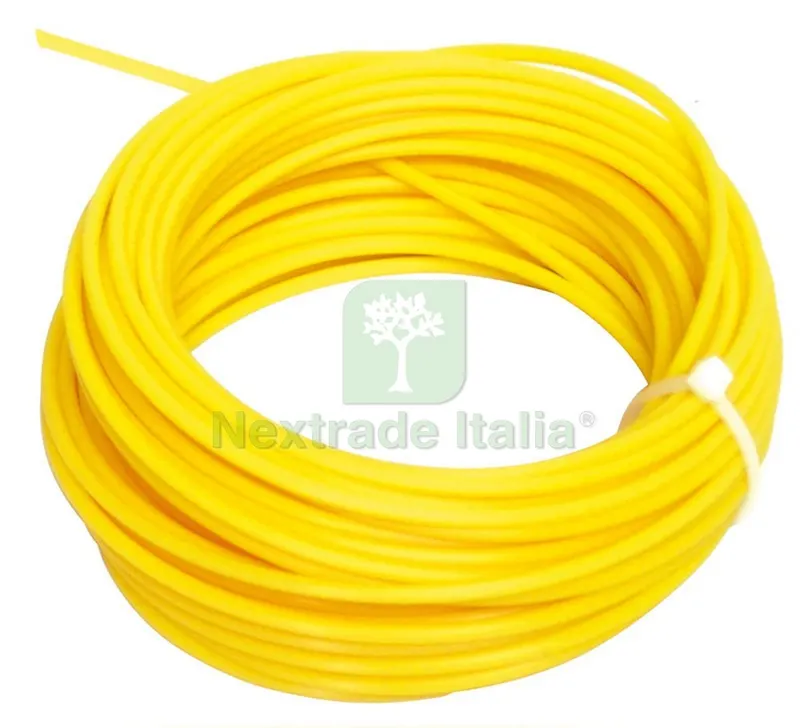 FILO TONDO PER DECESPUGLIATORE Col. Giallo Ø mm. 5,0x44 mt. — Attrezzi da giardino a motore — rif. FERX.VIT47091 FILO TONDO PER DECESPUGLIATORE Col. Giallo Ø mm. 5,0x44 mt. — Attrezzi da giardino a motore — rif. FERX.VIT47091
