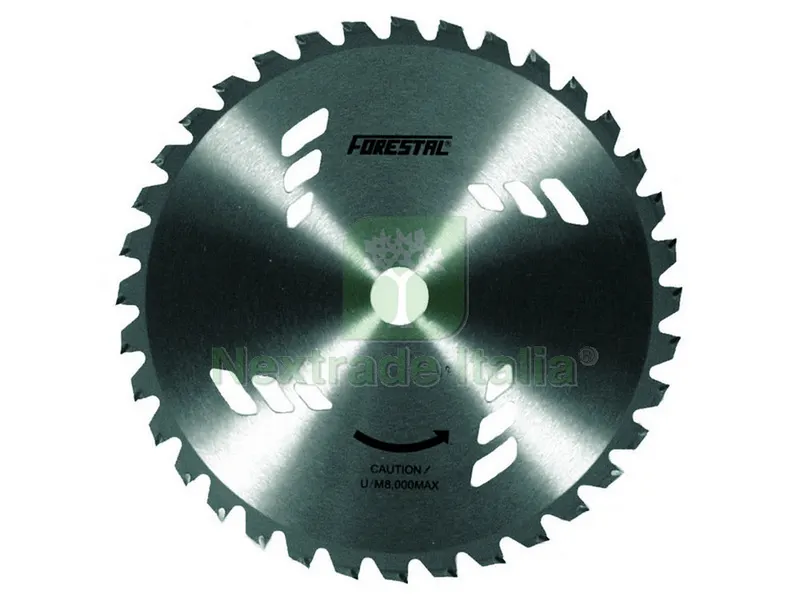 DISCO A 36 DENTI PER DECESPUGLIATORE Ø mm. 255 FORESTAL — Attrezzi da giardino a motore — rif. FERX.VIT30540 DISCO A 36 DENTI PER DECESPUGLIATORE Ø mm. 255 FORESTAL — Attrezzi da giardino a motore — rif. FERX.VIT30540