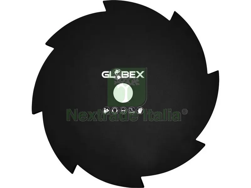 DISCO IN ACCIAIO A 8 DENTI PER DECESPUGLIATORE Ø mm. 255 — Attrezzi da giardino a motore — rif. FERX.VIT52403 DISCO IN ACCIAIO A 8 DENTI PER DECESPUGLIATORE Ø mm. 255 — Attrezzi da giardino a motore — rif. FERX.VIT52403