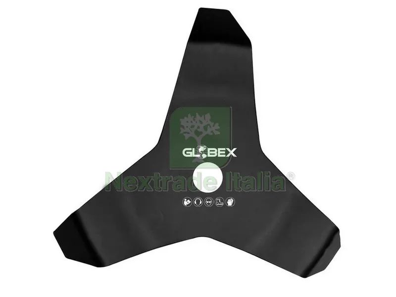 Disco in Acciaio Ricurvo a 3 Denti per Decespugliatore Ø mm. 300 spessore 4 25,4 — Attrezzi da giardino a motore — rif. FERX.VIT52411