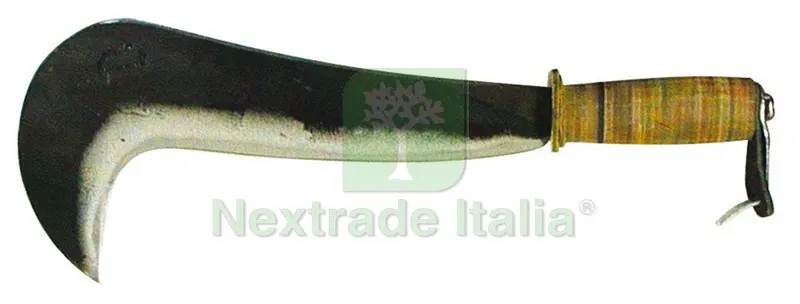 RONCOLA SOLITO CON MANICO IN CUOIO cm. 32 — Attrezzi da giardino — rif. FERX.VIT3764 RONCOLA SOLITO CON MANICO IN CUOIO cm. 32 — Attrezzi da giardino — rif. FERX.VIT3764