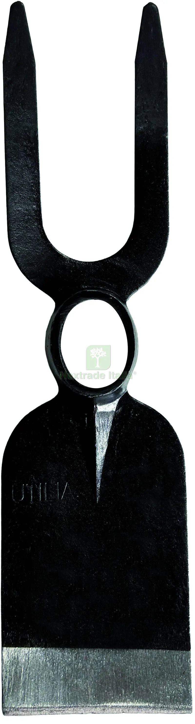 Utilia ZAPPA TAGLIO + BIDENTE A PUNTA occhio ovale mm. 33x44 gr. 600 — Attrezzi da giardino — rif. FERX.VIT59188