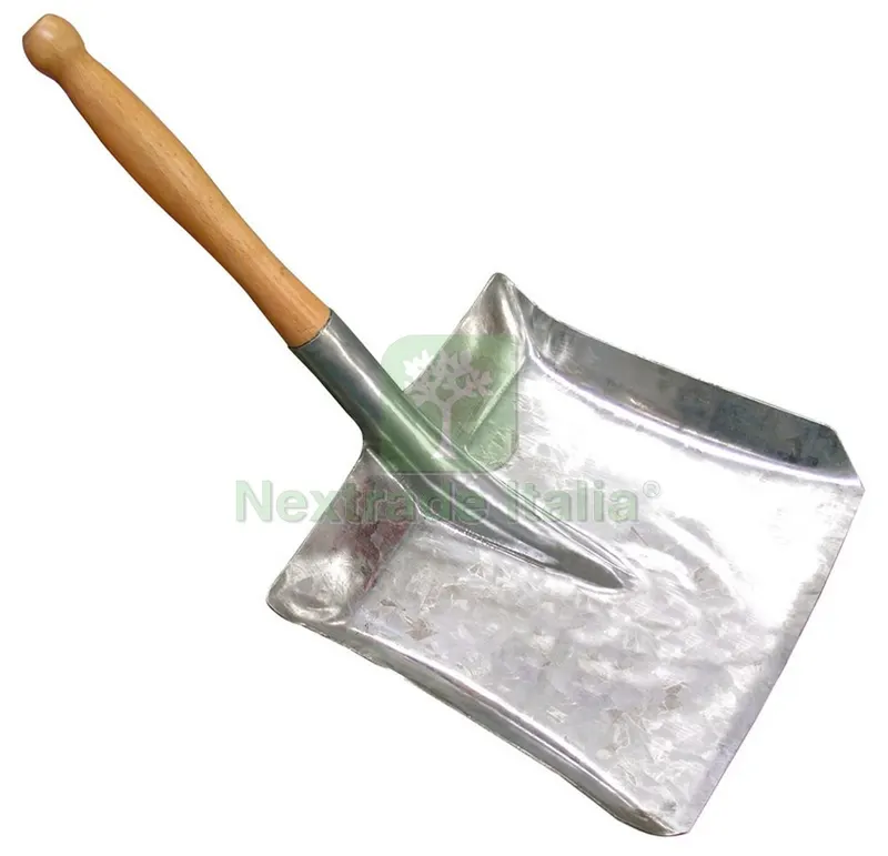 PALETTA PER CARBONE ZINCATA CON MANICO cm. 23x23 — Casalinghi e organizzazione — rif. FERX.VIT3689