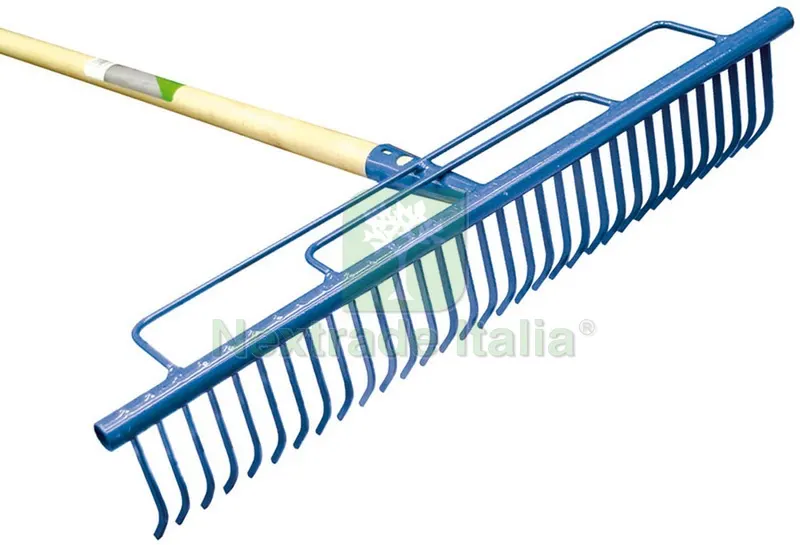 RASTRELLO PER GIARDINO 32 denti con manico cm. 137 — Attrezzi da giardino — rif. FERX.VIT12557