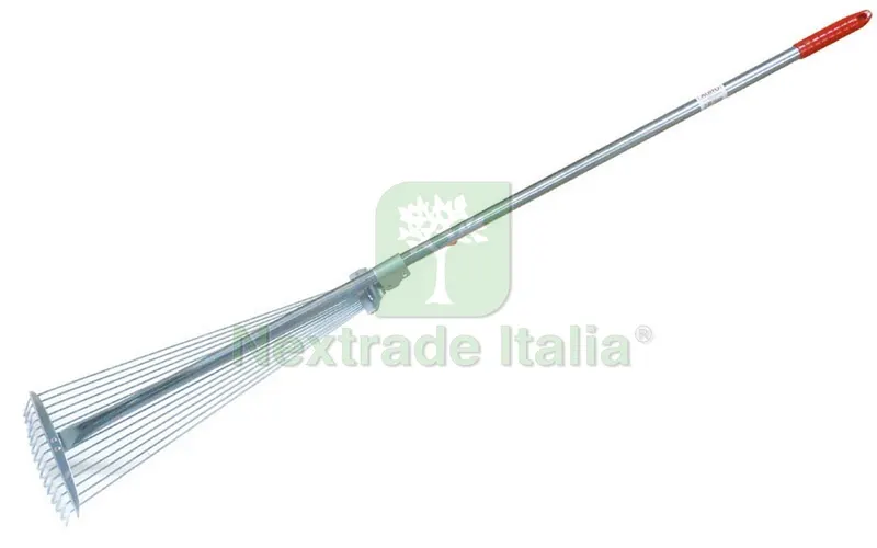 Rastrello Scopa per Foglie 15 denti regolabili — Attrezzi da giardino — rif. FERX.VIT31197 Rastrello Scopa per Foglie 15 denti regolabili — Attrezzi da giardino — rif. FERX.VIT31197