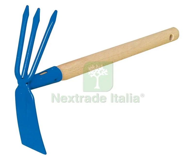 ZAPPETTA QUADRO-TRIDENTE con manico cm. 30 — Attrezzi da giardino — rif. FERX.VIT12547 ZAPPETTA QUADRO-TRIDENTE con manico cm. 30 — Attrezzi da giardino — rif. FERX.VIT12547
