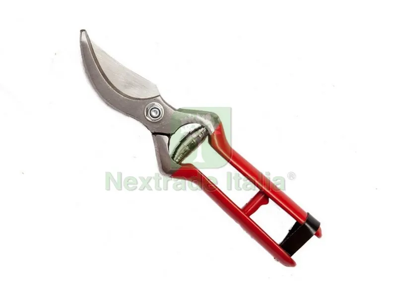 6PZ FORBICI DA VIGNA CHIUSURA IN CUOIO MANICO PLASTIFICATO cm. 23 — Misurazione e taglio manuale — rif. FERX.VIT41294 6PZ FORBICI DA VIGNA CHIUSURA IN CUOIO MANICO PLASTIFICATO cm. 23 — Misurazione e taglio manuale — rif. FERX.VIT41294