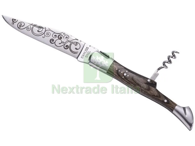 Coltellino Pieghevole da Tasca lama decorata cm. 9 — Cucina e coltelleria — rif. FERX.VIT53811