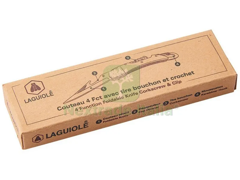 Coltellino Pieghevole da Tasca lama cm. 7 legno 9,5 — Cucina e coltelleria — rif. FERX.VIT53808 — foto 3