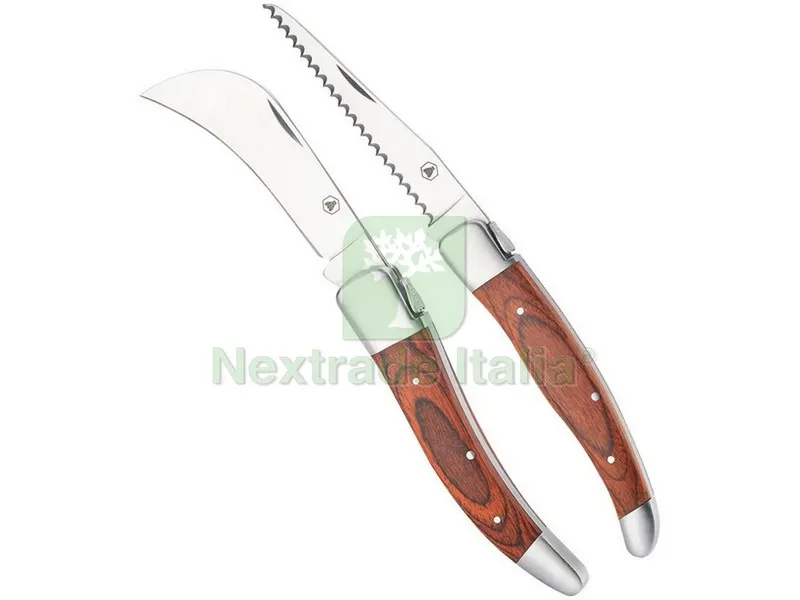 SET COLTELLINI DA GIARDINO PIEGHEVOLI 2 PZ. con custodia — Cucina e coltelleria — rif. FERX.VIT53805 SET COLTELLINI DA GIARDINO PIEGHEVOLI 2 PZ. con custodia — Cucina e coltelleria — rif. FERX.VIT53805