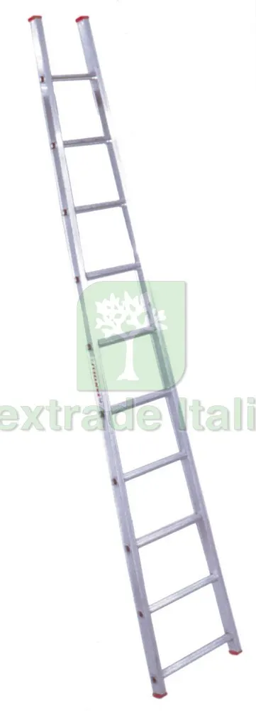 SCALA IN ALLUMINIO CONICA gradini n.10 H. cm.290 — Scale e sgabelli — rif. FERX.VIT23773
