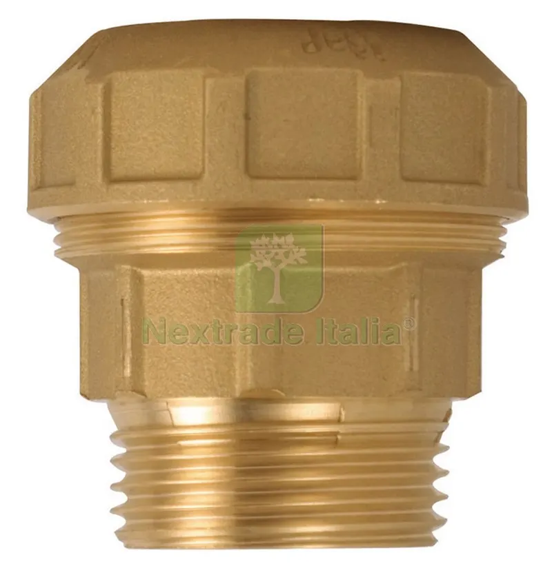 15PZ RACCORDO DIRITTO IN OTTONE ATTACCO MASCHIO Art. 715 mis. 3/4x25 — Tubi e raccordi — rif. FERX.VIT11340