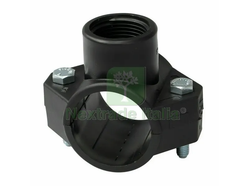 PRESA A STAFFA A 2 BULLONI mis. 32x1/2 — Bulloni, dadi e rondelle — rif. FERX.VIT32278