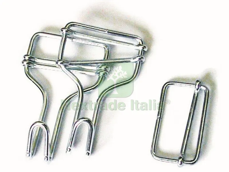 Fibbia e Gancio Cinghia per Pompe mm. 40x20x2,8 — Ferramenta per legno e mobili — rif. FERX.VIT10903 Fibbia e Gancio Cinghia per Pompe mm. 40x20x2,8 — Ferramenta per legno e mobili — rif. FERX.VIT10903