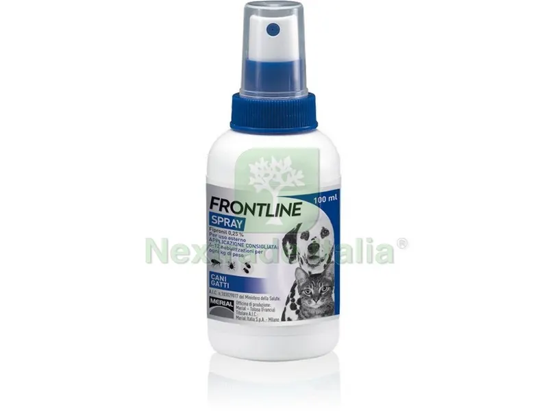Antiparassitario per Cani e Gatti Spray ml. 100 — Igiene e accessori animali — rif. FERX.VIT33704 Antiparassitario per Cani e Gatti Spray ml. 100 — Igiene e accessori animali — rif. FERX.VIT33704