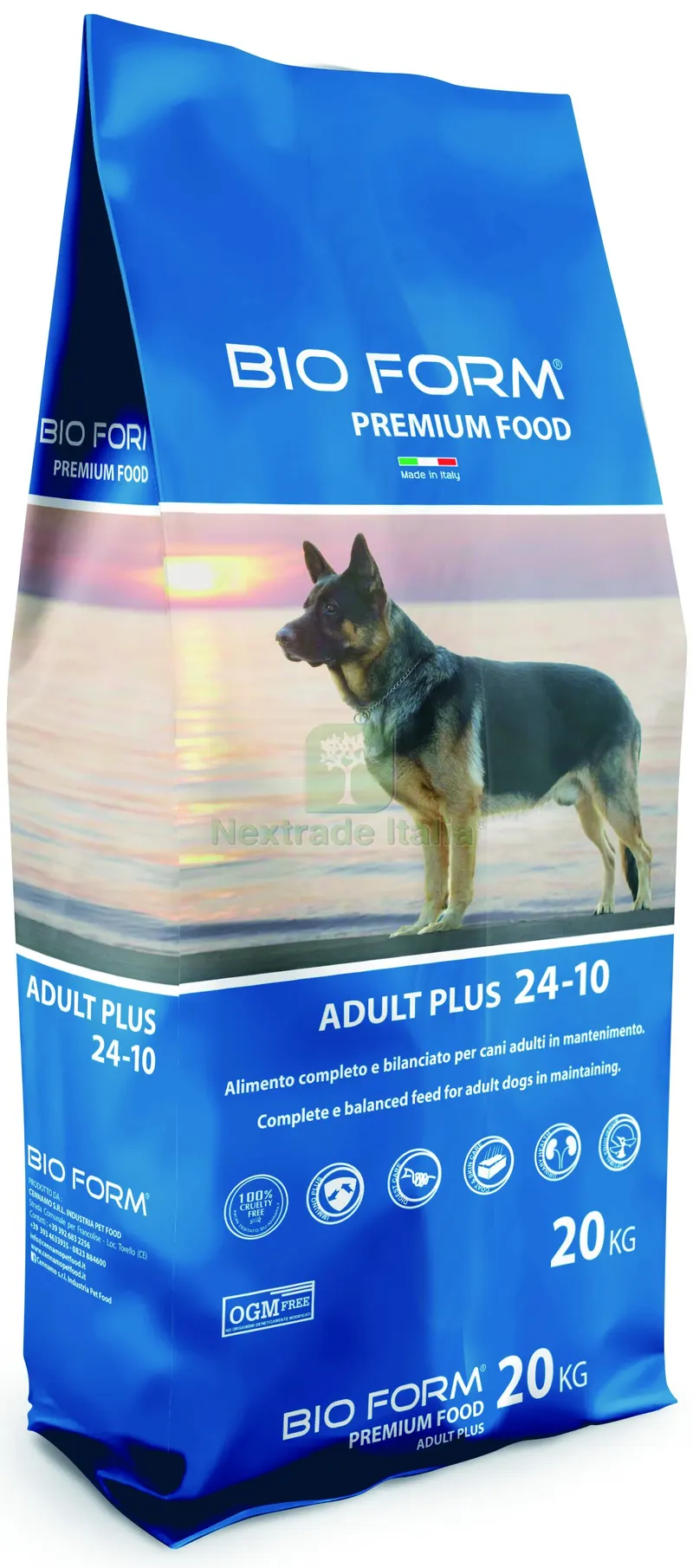 Crocchette per Cani Medio/Grandi “DOG Adult Plus” Proteine/Grassi 24-10% - sacco kg. 20 — Mangimi e alimentazione — rif. FERX.VIT57502 Crocchette per Cani Medio/Grandi “DOG Adult Plus” Proteine/Grassi 24-10% - sacco kg. 20 — Mangimi e alimentazione — rif. FERX.VIT57502