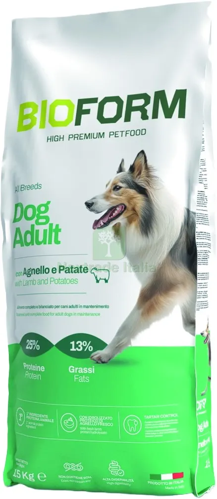 Crocchette per Cani Adulti “DOG Adult Lamb Proteine/Grassi 25-10% - sacco kg. 15 — Mangimi e alimentazione — rif. FERX.VIT57503