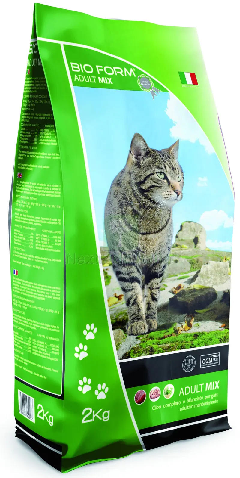 Crocchette per Gatti CAT Adult MIX Proteine/Grassi 30-12% - sacco kg. 2 — Mangimi e alimentazione — rif. FERX.VIT57627 Crocchette per Gatti CAT Adult MIX Proteine/Grassi 30-12% - sacco kg. 2 — Mangimi e alimentazione — rif. FERX.VIT57627