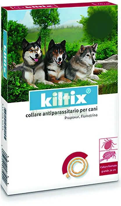 COLLARE ANTIPARASSITARIO PER CANI KILTIX (cm. 70) grande — Igiene e accessori animali — rif. FERX.VIT28945 COLLARE ANTIPARASSITARIO PER CANI KILTIX (cm. 70) grande — Igiene e accessori animali — rif. FERX.VIT28945