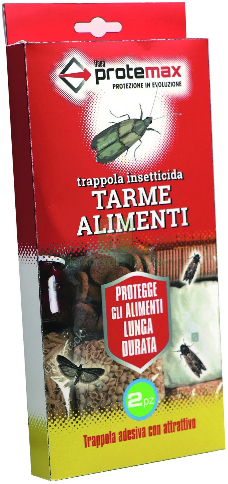 12CF TRAPPOLA ADESIVA PER TARME ALIMENTI 2 pz. — Disinfestazione e controllo nocivi — rif. FERX.VIT55223 12CF TRAPPOLA ADESIVA PER TARME ALIMENTI 2 pz. — Disinfestazione e controllo nocivi — rif. FERX.VIT55223
