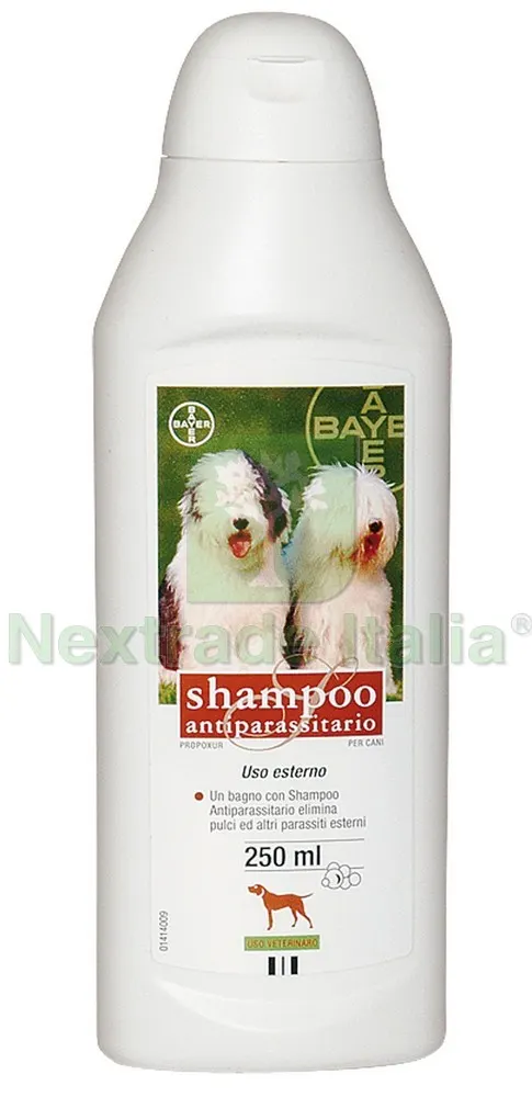 SHAMPOO ANTIPARASSITARIO PER CANI ml. 250 — Igiene e accessori animali — rif. FERX.VIT28943 SHAMPOO ANTIPARASSITARIO PER CANI ml. 250 — Igiene e accessori animali — rif. FERX.VIT28943