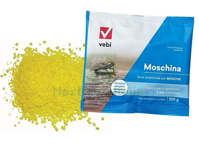 15PZ Esca Moschicida Moschina gr. 100 — Disinfestazione e controllo nocivi — rif. FERX.VIT26679