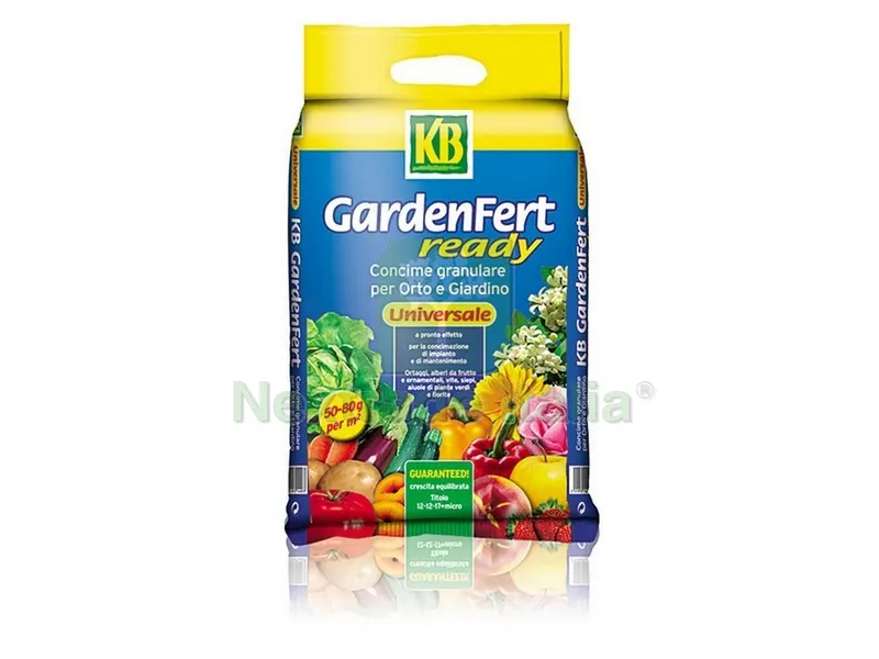 CONCIME GRANULARE GARDENFERT READY ORTO E GIARDINO kg. 5 — Protezione piante e sementi — rif. FERX.VIT47866 CONCIME GRANULARE GARDENFERT READY ORTO E GIARDINO kg. 5 — Protezione piante e sementi — rif. FERX.VIT47866
