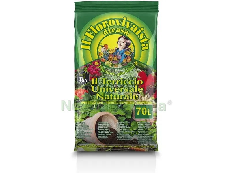 TERRICCIO UNIVERSALE IL FLOROVIVAISTA lt. 70 — Protezione piante e sementi — rif. FERX.VIT52402