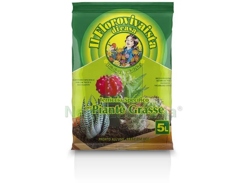 TERRICCIO PER PIANTE GRASSE lt. 5 — Protezione piante e sementi — rif. FERX.VIT52738