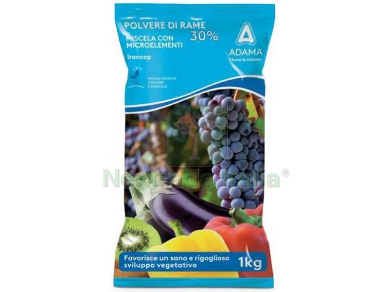 Concime Polvere di Rame 30% kg. 1 — Protezione piante e sementi — rif. FERX.VIT52931