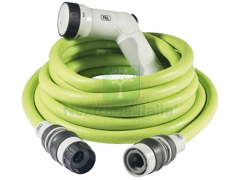 TUBO ESTENSIBILE PER GIARDINAGGIO FITT IKON mt.15 CON SPRUZZATORE col. LIME — Spatole e attrezzi per stesura — rif. FERX.VIT48907 TUBO ESTENSIBILE PER GIARDINAGGIO FITT IKON mt.15 CON SPRUZZATORE col. LIME — Spatole e attrezzi per stesura — rif. FERX.VIT48907
