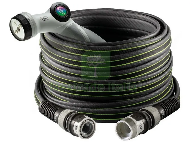Tubo per Giardinaggio Fitt Force NTS mis.5/8 x mt.40 con Spruzzatore COL. Grey/Lime — Spatole e attrezzi per stesura — rif. FERX.VIT48906 Tubo per Giardinaggio Fitt Force NTS mis.5/8 x mt.40 con Spruzzatore COL. Grey/Lime — Spatole e attrezzi per stesura — rif. FERX.VIT48906