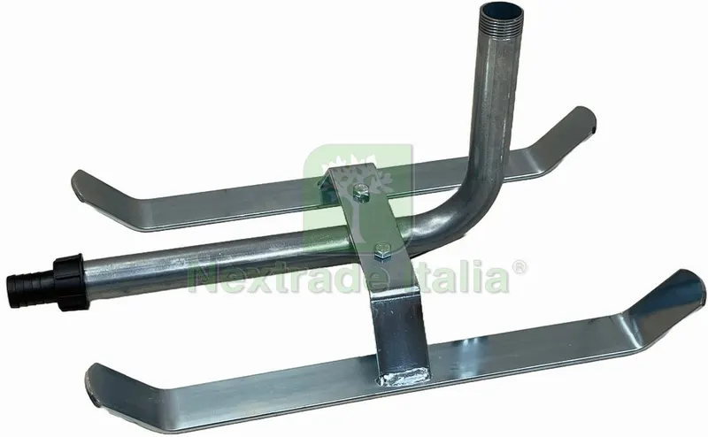 SLITTINO IN ACCIAIO PER IRRIGATORI mis. 1 M + portagomma — Tubi e raccordi — rif. FERX.VIT56153