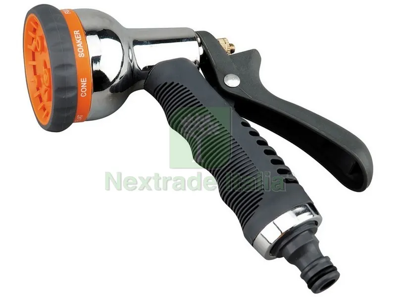 12PZ SPRUZZATORE COMBINATA 8 GETTI IN METALLO CROMATO — Spatole e attrezzi per stesura — rif. FERX.VIT48442 12PZ SPRUZZATORE COMBINATA 8 GETTI IN METALLO CROMATO — Spatole e attrezzi per stesura — rif. FERX.VIT48442