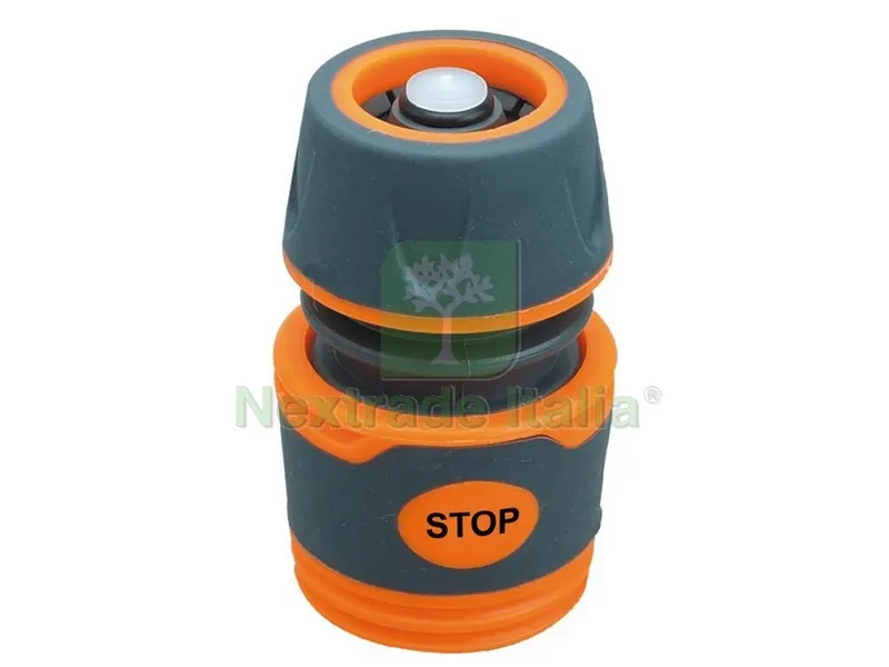 24PZ Plus RACCORDO RAPIDO CON ACQUASTOP GOMMATO mis. 1/2 — Tubi e raccordi — rif. FERX.VIT48449 24PZ Plus RACCORDO RAPIDO CON ACQUASTOP GOMMATO mis. 1/2 — Tubi e raccordi — rif. FERX.VIT48449