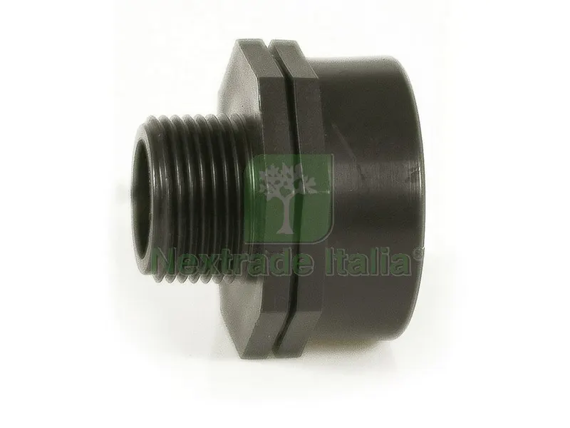 50PZ Raccordo Filettato Maggioratore per Tubo in Polietilene mis. 1/2x1 — Teli e film di protezione — rif. FERX.VIT41888