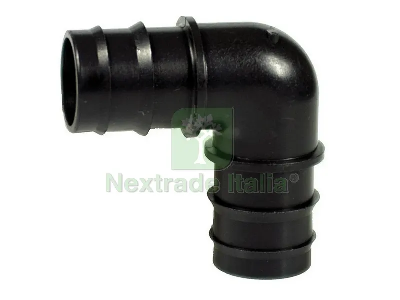 50PZ Raccordo a Gomito per Tubo in Polietilene mm. 32x32 — Teli e film di protezione — rif. FERX.VIT41846