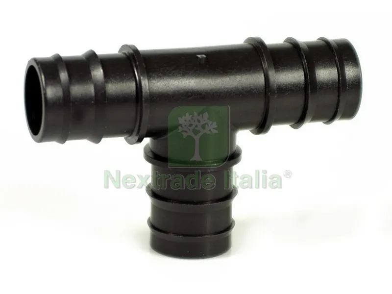 50PZ Raccordo a T Portagomma per Tubo in Polietilene mm. 25x25x25 — Teli e film di protezione — rif. FERX.VIT41851 50PZ Raccordo a T Portagomma per Tubo in Polietilene mm. 25x25x25 — Teli e film di protezione — rif. FERX.VIT41851