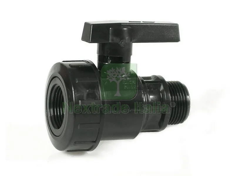 Raccordo per Tubo in Polietilene Valvola a Sfera Maschio/Femmina mis. 3/4x — Teli e film di protezione — rif. FERX.VIT41814 Raccordo per Tubo in Polietilene Valvola a Sfera Maschio/Femmina mis. 3/4x — Teli e film di protezione — rif. FERX.VIT41814