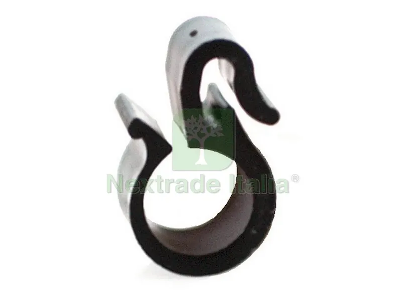 500PZ Gancio di Sostegno per Tubo ALA Gocciolante Ø mm. 16 — Irrigazione — rif. FERX.VIT41916 500PZ Gancio di Sostegno per Tubo ALA Gocciolante Ø mm. 16 — Irrigazione — rif. FERX.VIT41916