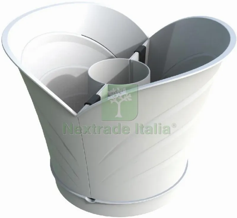 VASO TULIPANO SET 2 VASI Col. Bianco cm. 34,5x19x30 h — Vasi e fioriere — rif. FERX.VIT53094 VASO TULIPANO SET 2 VASI Col. Bianco cm. 34,5x19x30 h — Vasi e fioriere — rif. FERX.VIT53094