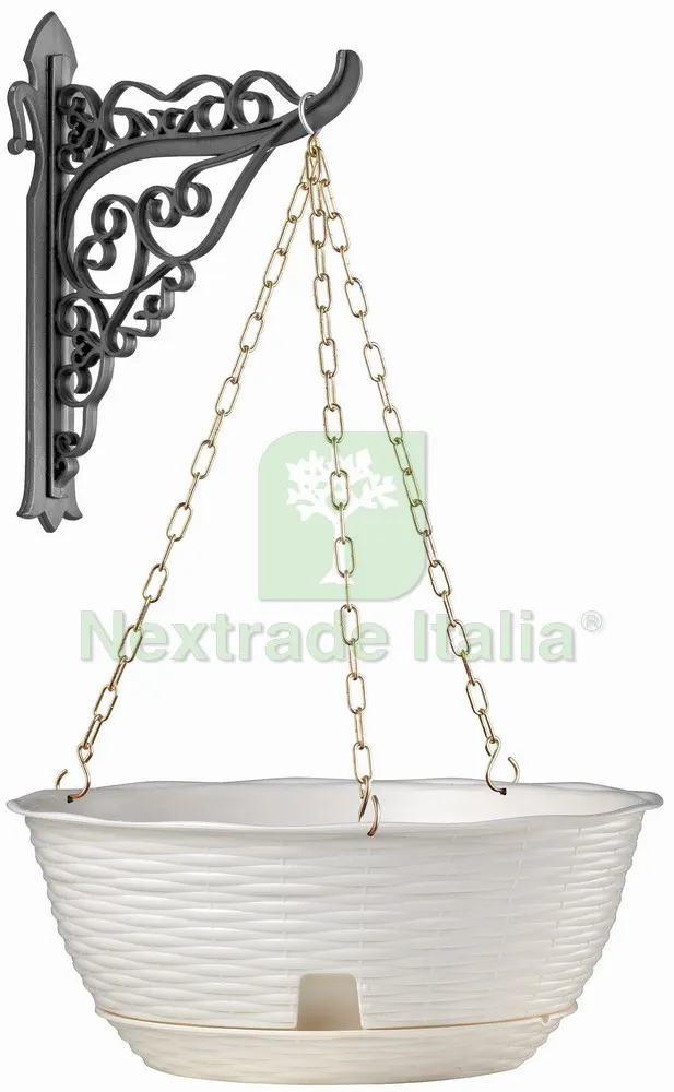 SET CIOTOLA PAGLIA + CATENELLA Col. Panna Ø cm. 30x13 h — Cucina e coltelleria — rif. FERX.VIT53155