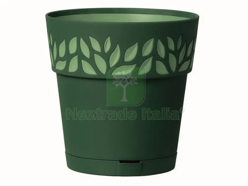 VASO CLOE con riserva d'acqua Ø cm. 15x15 h col. Grafite — Vasi e fioriere — rif. FERX.VIT46988 VASO CLOE con riserva d'acqua Ø cm. 15x15 h col. Grafite — Vasi e fioriere — rif. FERX.VIT46988