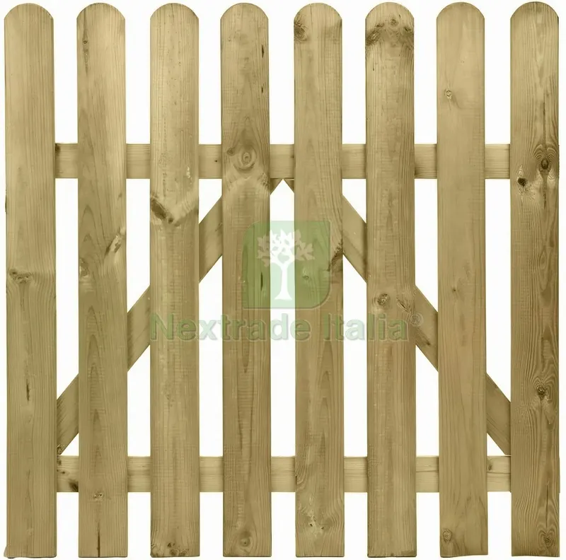 Cancello in Legno cm. 100x80 h — Staccionate e steccati — rif. FERX.VIT55689 Cancello in Legno cm. 100x80 h — Staccionate e steccati — rif. FERX.VIT55689