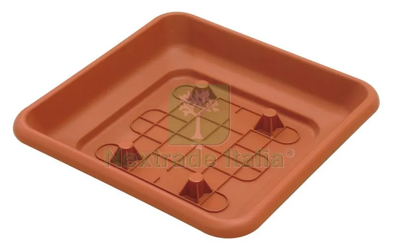 SOTTOVASO QUADRO LAURUS cm. 35x35 — Vasi e fioriere — rif. FERX.VIT23816