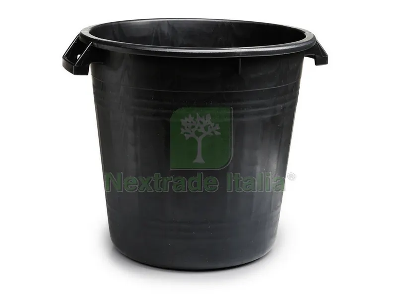 Bidone per Immondizia Lt. 50 - Ø cm. 45x48 h col. Nero — Casalinghi e organizzazione — rif. FERX.VIT41074